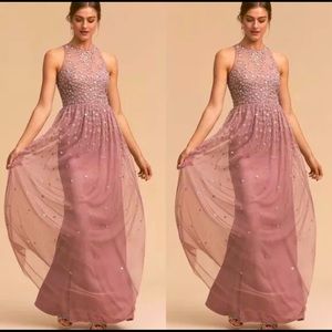 BHLDN pink gown size 0